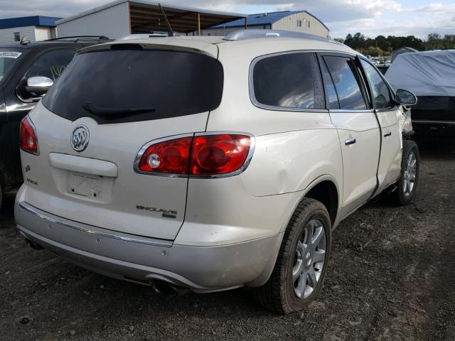 5GALVBED8AJ233515 - 2010 BUICK ENCLAVE CX WHITE photo 4