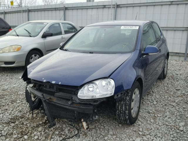 WVWAA71K08W133800 - 2008 VOLKSWAGEN RABBIT BLUE photo 2