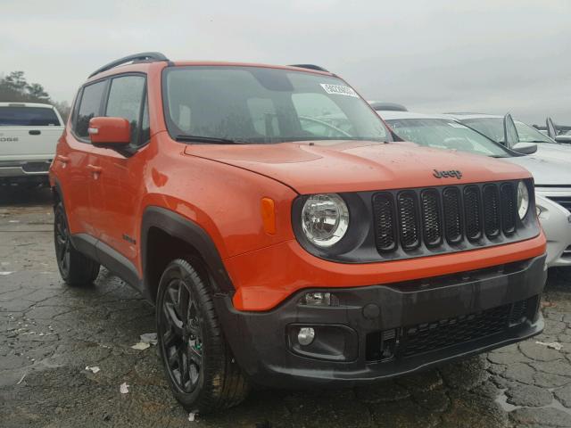 ZACCJBBB0HPF98780 - 2017 JEEP RENEGADE L ORANGE photo 1