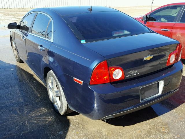 1G1ZD5E12BF372085 - 2011 CHEVROLET MALIBU 2LT BLUE photo 3