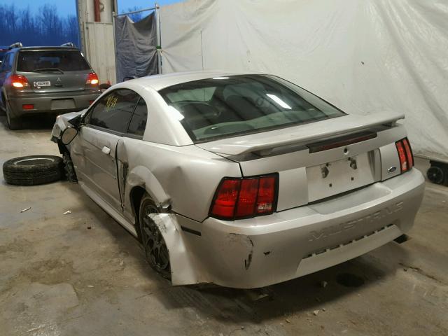 1FAFP40604F229272 - 2004 FORD MUSTANG SILVER photo 3