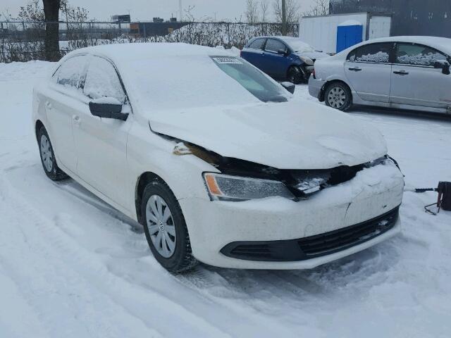 3VW1K7AJ5CM364704 - 2012 VOLKSWAGEN JETTA BASE თეთრი ფოტო 1