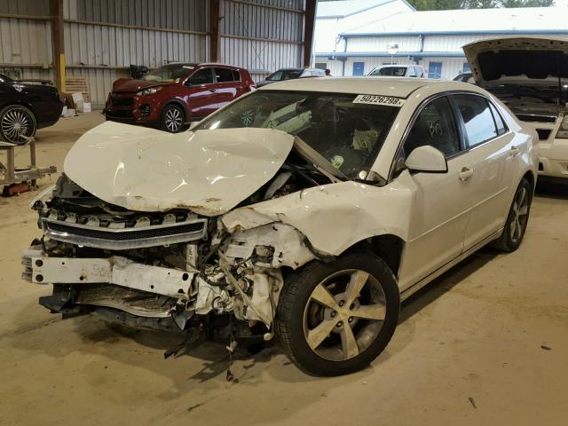 1G1ZC5E19BF219576 - 2011 CHEVROLET MALIBU 1LT WHITE photo 2