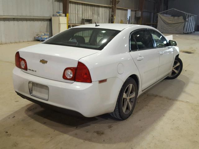 1G1ZC5E19BF219576 - 2011 CHEVROLET MALIBU 1LT WHITE photo 4