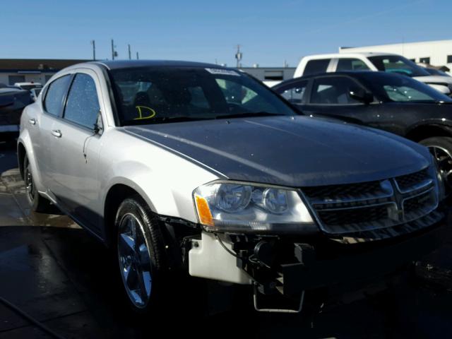 1C3CDZAB9DN564314 - 2013 DODGE AVENGER SE GRAY photo 1