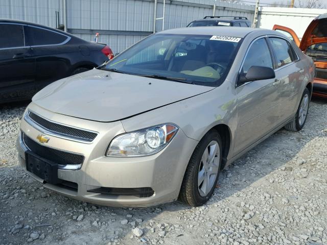 1G1ZB5E11BF243454 - 2011 CHEVROLET MALIBU LS BEIGE photo 2