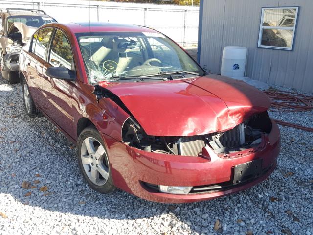 1G8AL55F27Z165022 - 2007 SATURN ION LEVEL RED photo 1