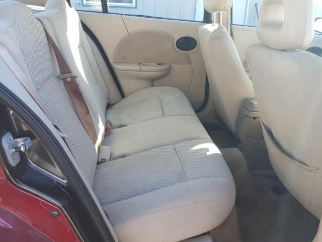 1G8AL55F27Z165022 - 2007 SATURN ION LEVEL RED photo 6