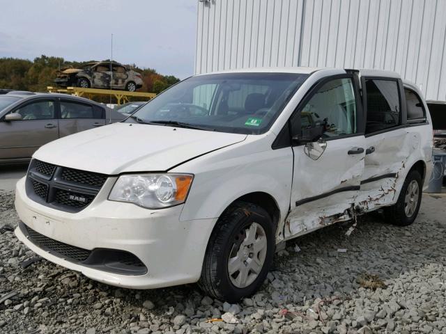 2C4JDGAG9CR378258 - 2012 DODGE RAM VAN WHITE photo 2