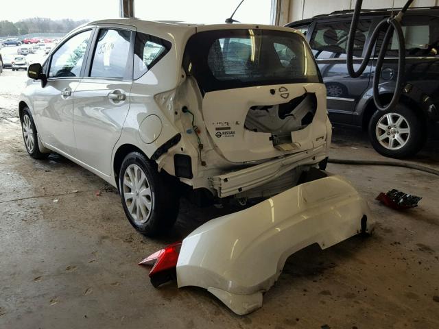 3N1CE2CP6EL417509 - 2014 NISSAN VERSA NOTE WHITE photo 3