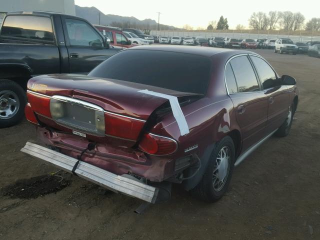 1G4HR54K6YU242891 - 2000 BUICK LESABRE LI MAROON photo 4