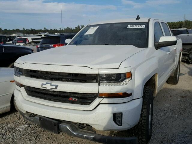 3GCUKREC1GG129051 - 2016 CHEVROLET SILVERADO WHITE photo 2