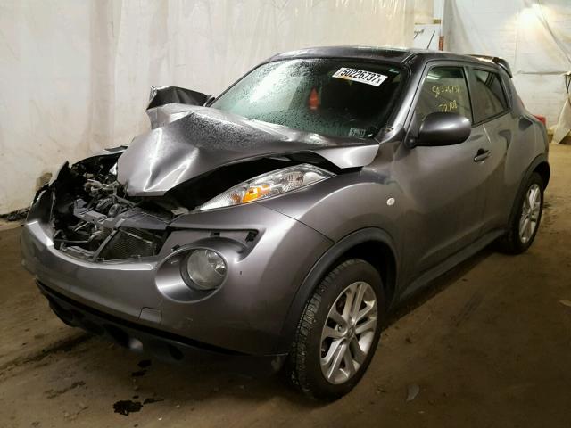 JN8AF5MV0DT215389 - 2013 NISSAN JUKE S CHARCOAL photo 2