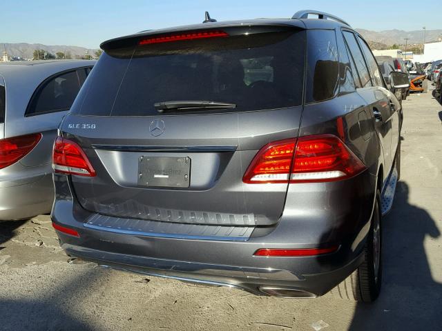 4JGDA5JB8GA778963 - 2016 MERCEDES-BENZ GLE 350 GRAY photo 4