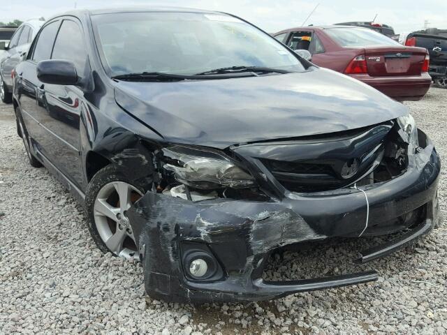 5YFBU4EE7DP133844 - 2013 TOYOTA COROLLA BA BLACK photo 1