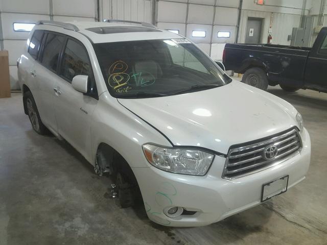 JTEES42A392135113 - 2009 TOYOTA HIGHLANDER WHITE photo 1