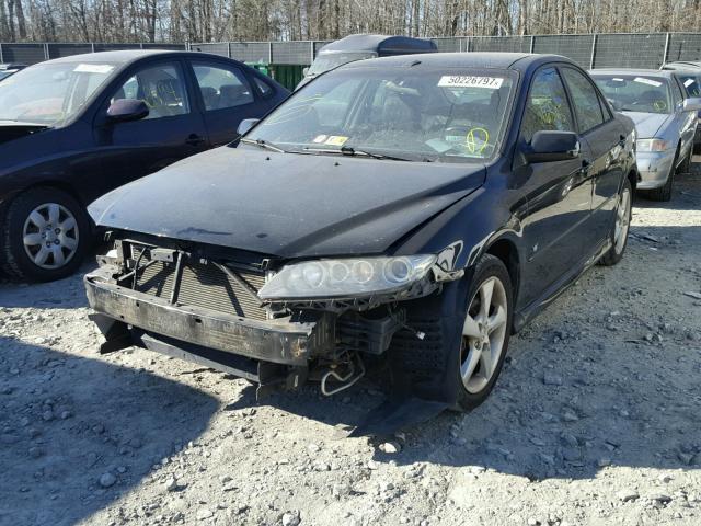 1YVFP80DX45N76754 - 2004 MAZDA 6 S BLUE photo 2