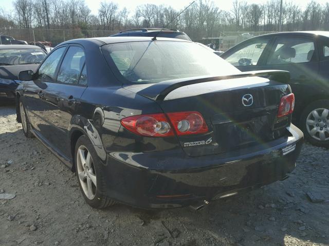 1YVFP80DX45N76754 - 2004 MAZDA 6 S BLUE photo 3