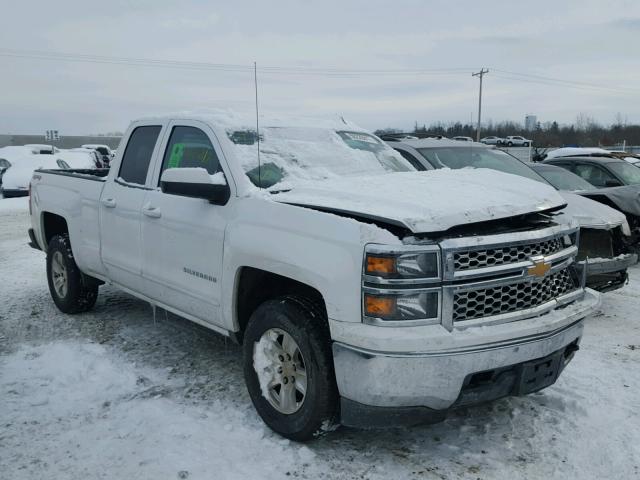 1GCVKREH0FZ296418 - 2015 CHEVROLET SILVERADO WHITE photo 1