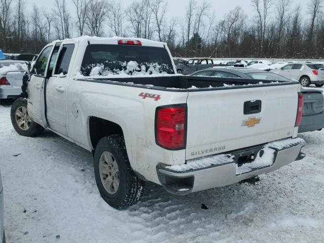 1GCVKREH0FZ296418 - 2015 CHEVROLET SILVERADO WHITE photo 3