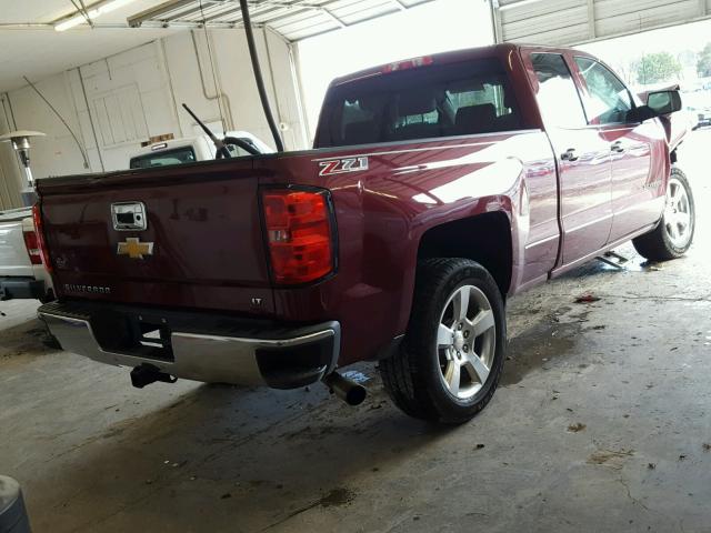 1GCVKREC5EZ317962 - 2014 CHEVROLET SILVERADO MAROON photo 4