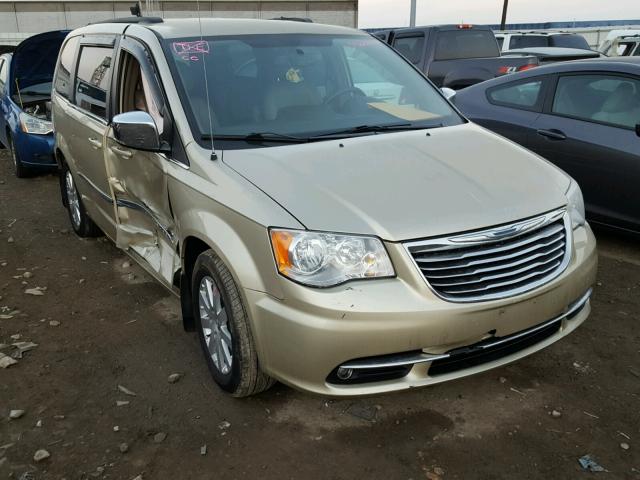 2C4RC1CG3CR146044 - 2012 CHRYSLER TOWN & COU GOLD photo 1