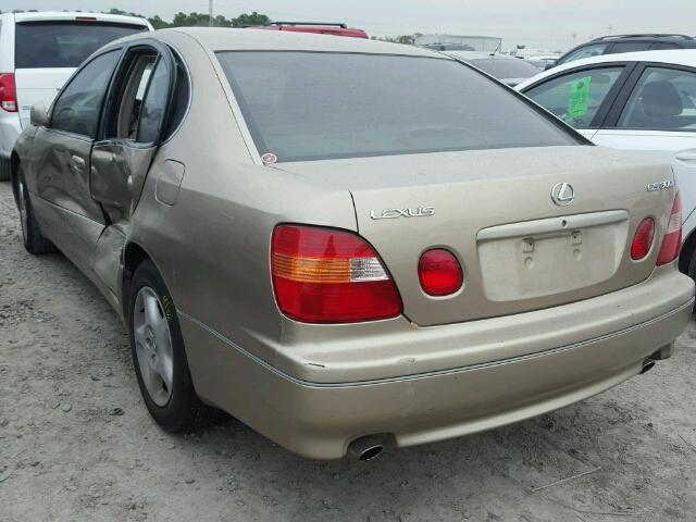 JT8BD68S5W0037297 - 1998 LEXUS GS 300 GOLD photo 3