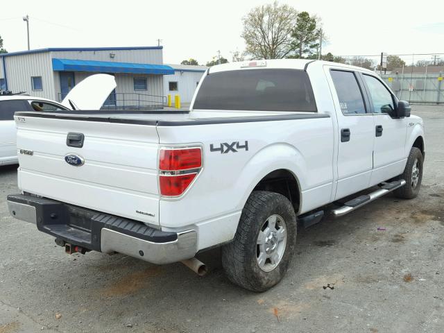 1FTFW1EF0BFC28091 - 2011 FORD F150 SUPER WHITE photo 4