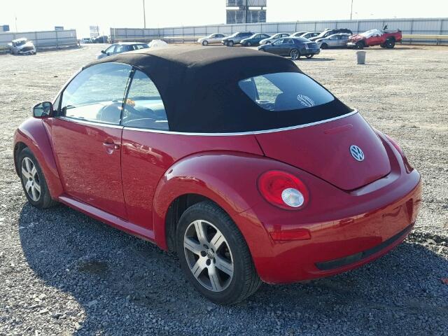 3VWRF31Y46M325829 - 2006 VOLKSWAGEN NEW BEETLE 红色 照片 3