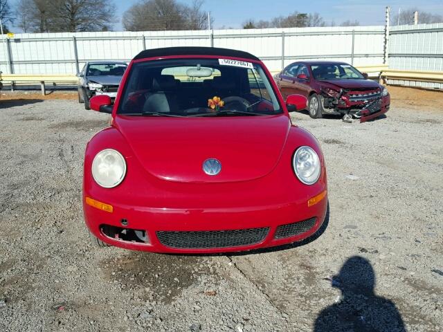 3VWRF31Y46M325829 - 2006 VOLKSWAGEN NEW BEETLE 红色 照片 9