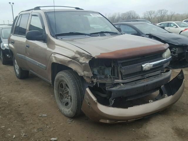 1GNDS13S732152484 - 2003 CHEVROLET TRAILBLAZE BROWN photo 1