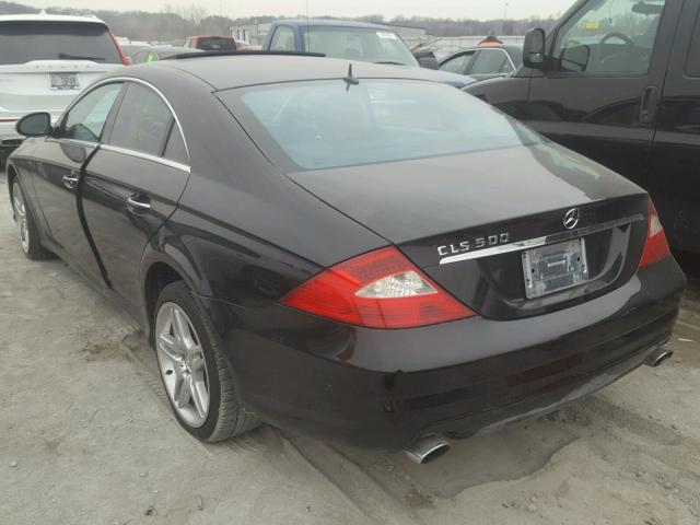 WDDDJ75X66A049502 - 2006 MERCEDES-BENZ CLS 500C BLACK photo 3