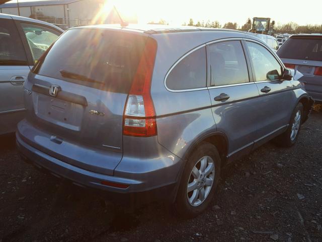 5J6RE4H41BL087829 - 2011 HONDA CR-V SE BLUE photo 4