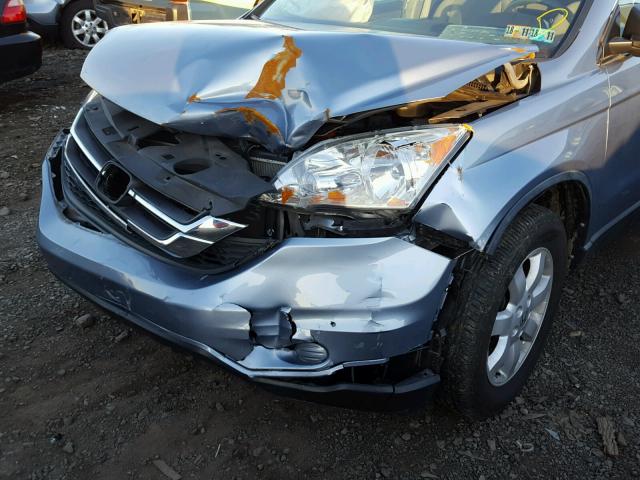 5J6RE4H41BL087829 - 2011 HONDA CR-V SE BLUE photo 9