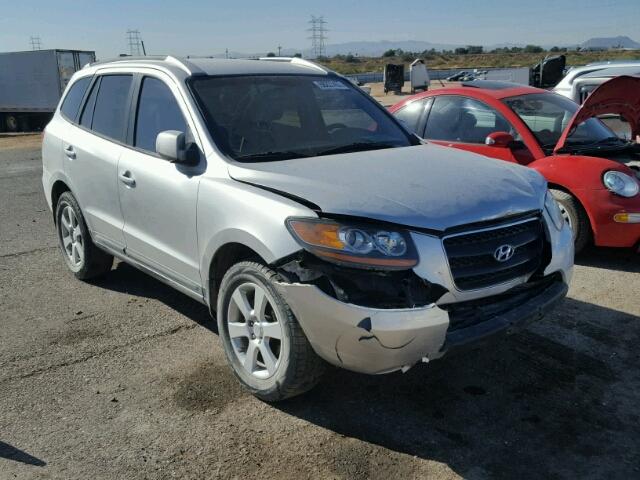 5NMSH13E08H196869 - 2008 HYUNDAI SANTA FE S SILVER photo 1