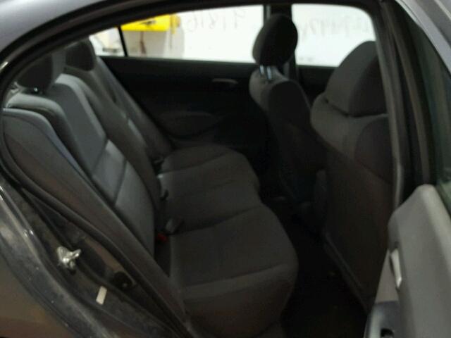 19XFA16529E036082 - 2009 HONDA CIVIC LX GRAY photo 6