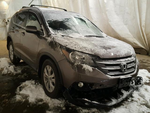 2HKRM4H58EH641667 - 2014 HONDA CR-V EX BROWN photo 1