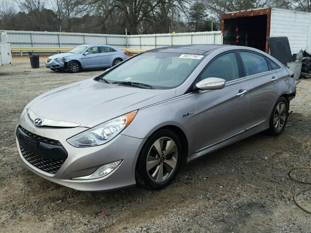 KMHEC4A46CA043810 - 2012 HYUNDAI SONATA HYB GRAY photo 2