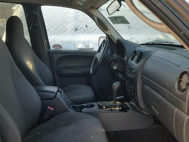 1J4GL48K73W594360 - 2003 JEEP LIBERTY SP GREEN photo 5