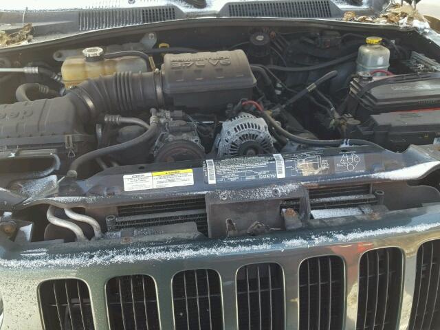 1J4GL48K73W594360 - 2003 JEEP LIBERTY SP GREEN photo 7