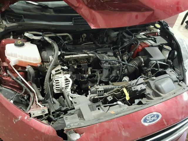 3FADP4BJ3FM179110 - 2015 FORD FIESTA SE MAROON photo 7