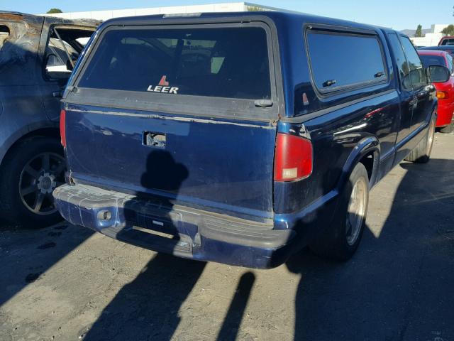 1GCCS19W818127148 - 2001 CHEVROLET S TRUCK S1 BLUE photo 4