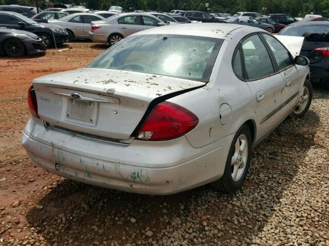 1FAHP53U41A164220 - 2001 FORD TAURUS SE SILVER photo 4