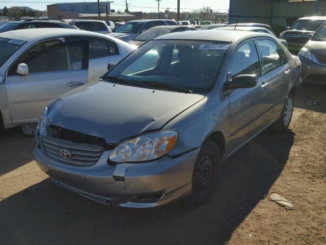 1NXBR32E04Z194905 - 2004 TOYOTA COROLLA CE GRAY photo 2