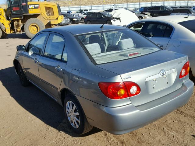 1NXBR32E04Z194905 - 2004 TOYOTA COROLLA CE GRAY photo 3