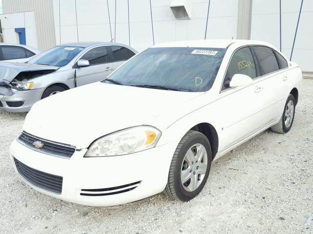 2G1WB58K069145442 - 2006 CHEVROLET IMPALA LS WHITE photo 2