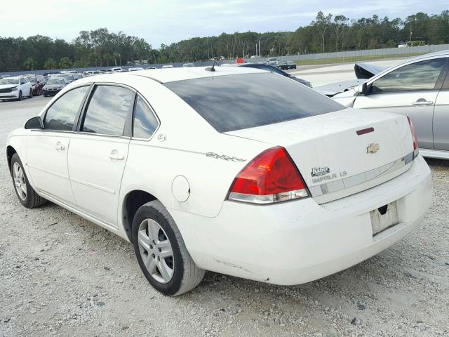 2G1WB58K069145442 - 2006 CHEVROLET IMPALA LS WHITE photo 3