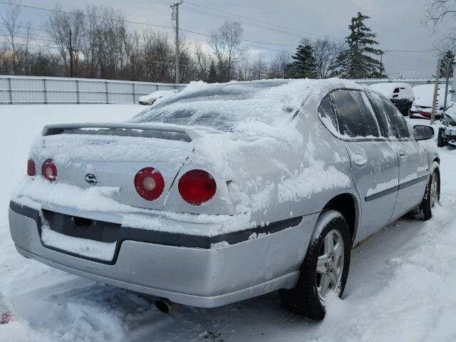 2G1WH52K939195940 - 2003 CHEVROLET IMPALA LS SILVER photo 4