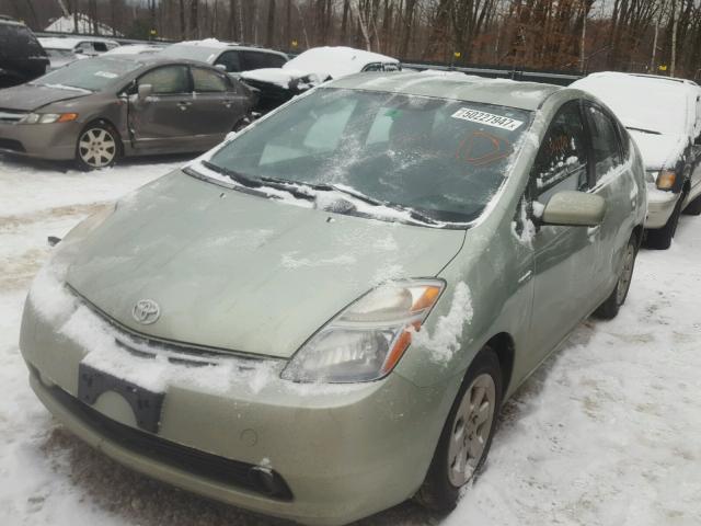 JTDKB20U573229929 - 2007 TOYOTA PRIUS GREEN photo 2