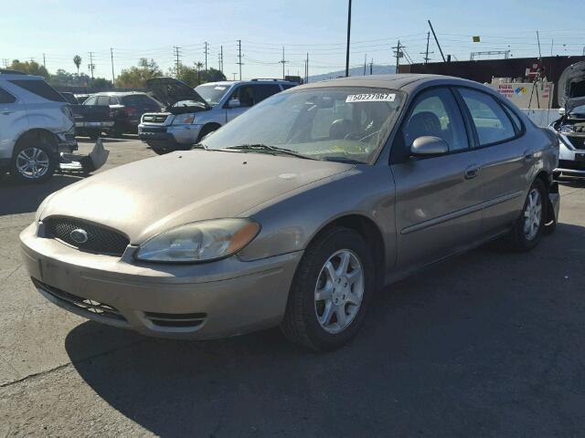 1FAFP56U96A214541 - 2006 FORD TAURUS SEL TAN photo 2